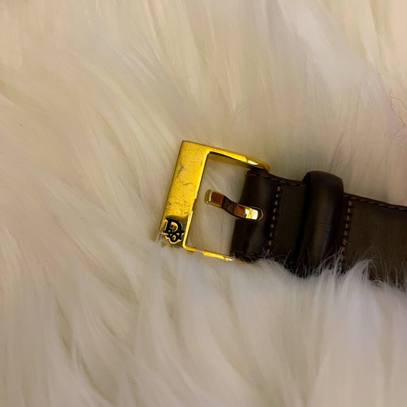 Christian Dior vintage leather belt - Picture 2 of 4